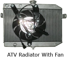 atv Radiator with fan